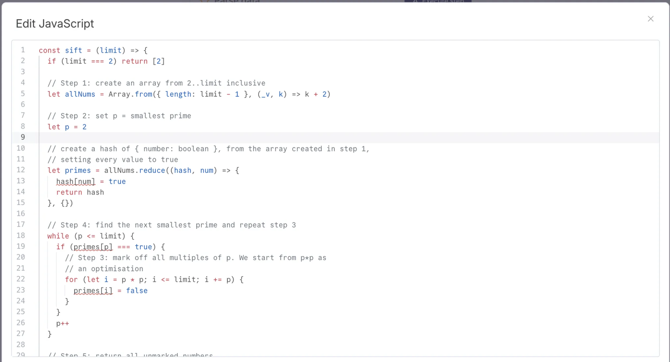 Built-In Code Node with Developer Ergonomics