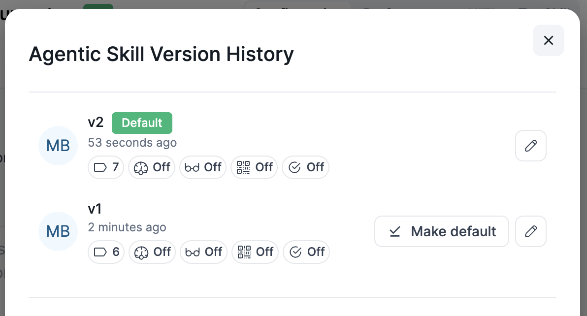 Version history